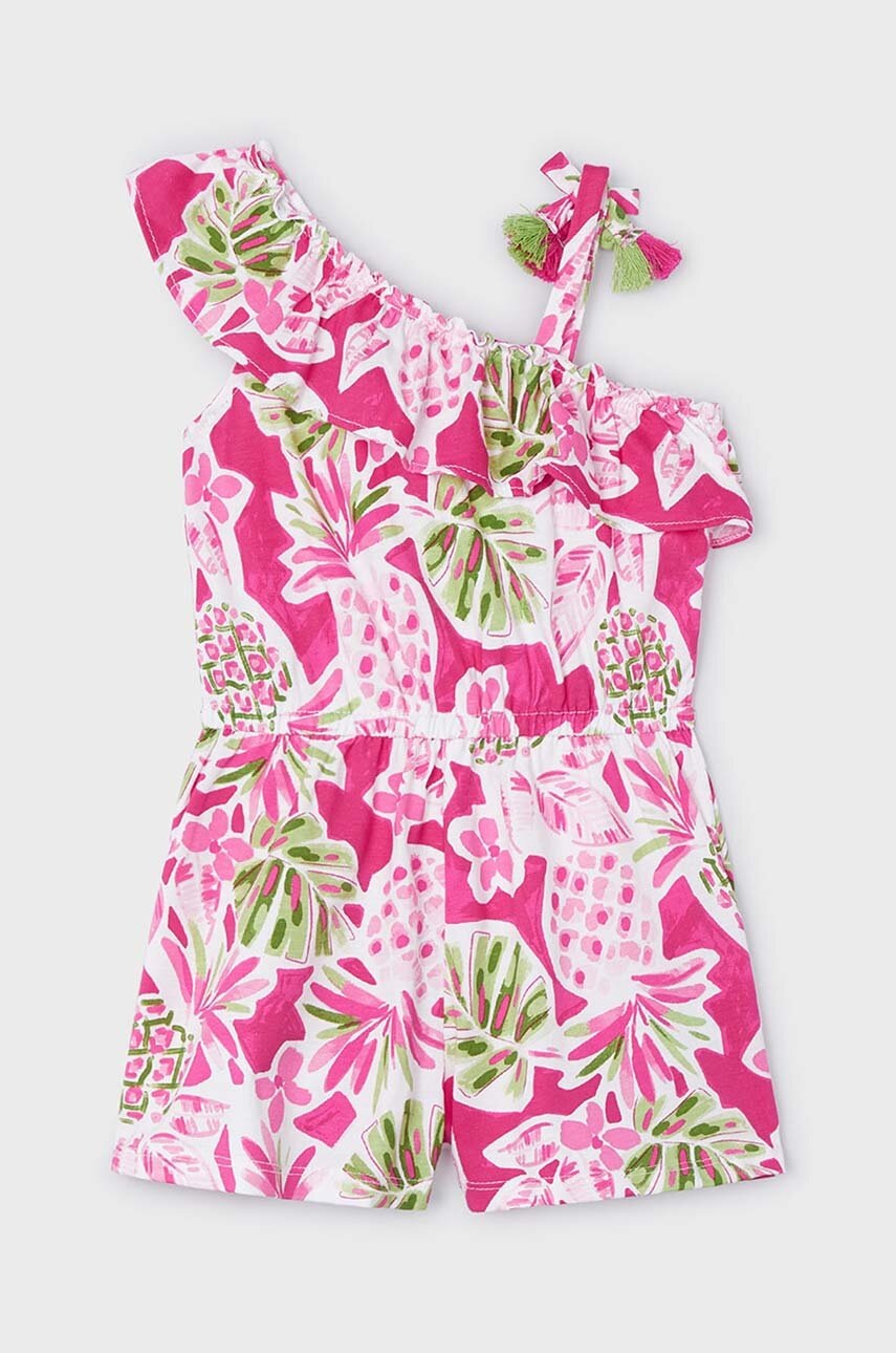 Детский комбинезон Mayoral цвет розовый Детский комбинезон Mayoral цвет розовый