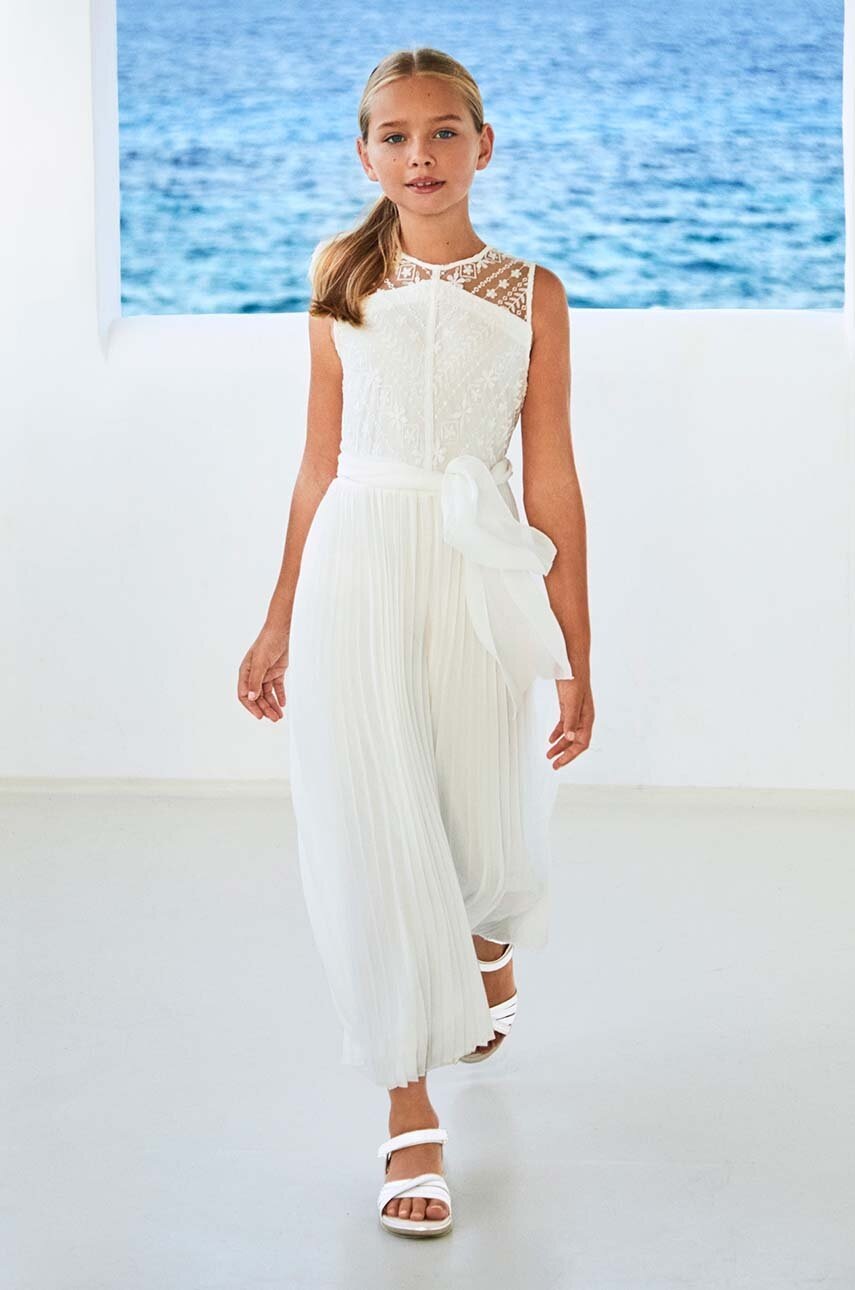 Детский комбинезон Mayoral цвет бежевый Детский комбинезон Mayoral цвет бежевый