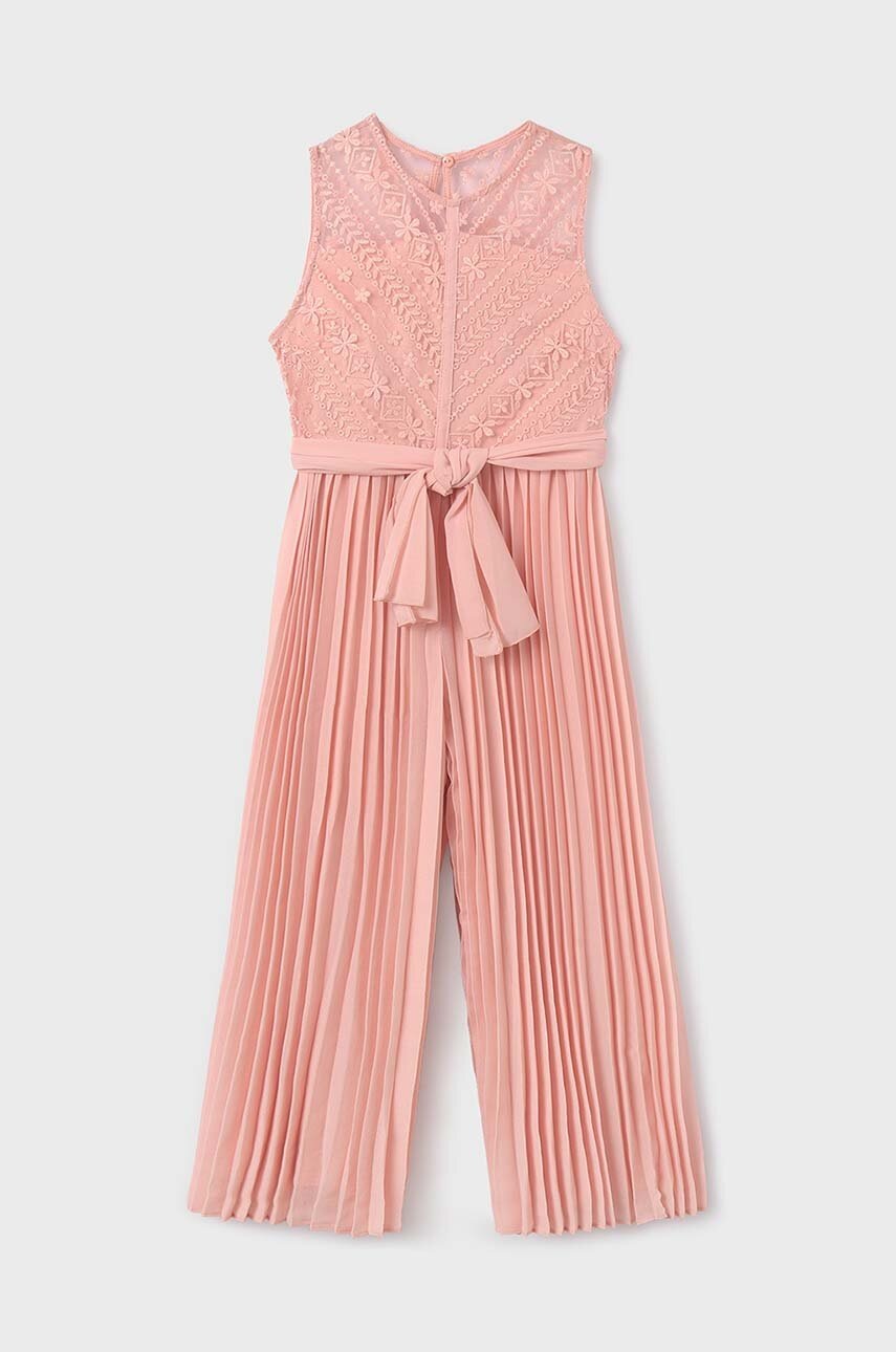 Детский комбинезон Mayoral цвет розовый Детский комбинезон Mayoral цвет розовый