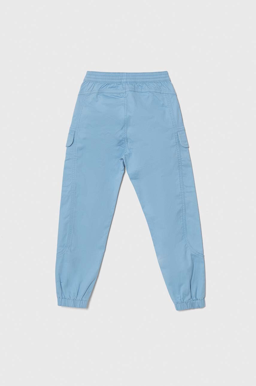 Дитячі штани Calvin Klein Jeans колір коричневий однотонні