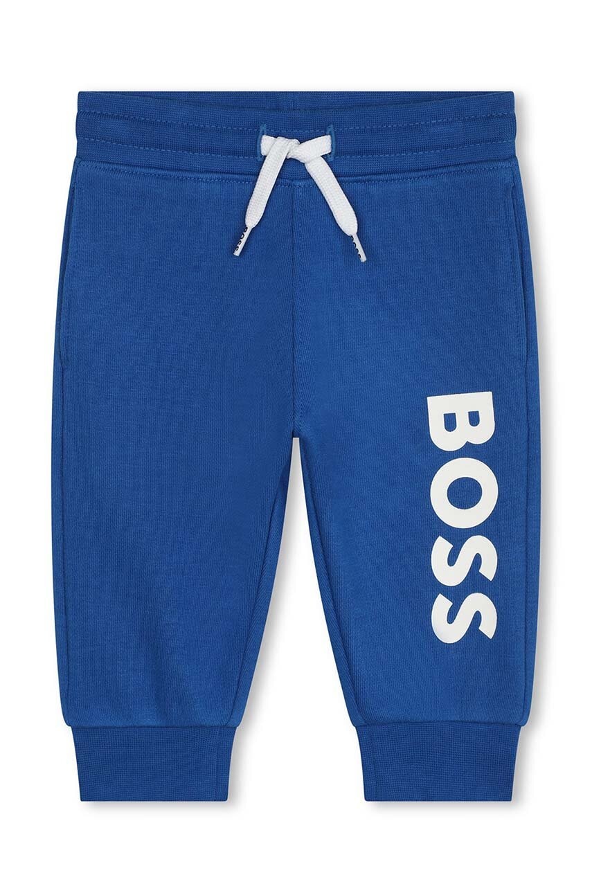 BOSS pantaloni de trening pentru copii cu imprimeu