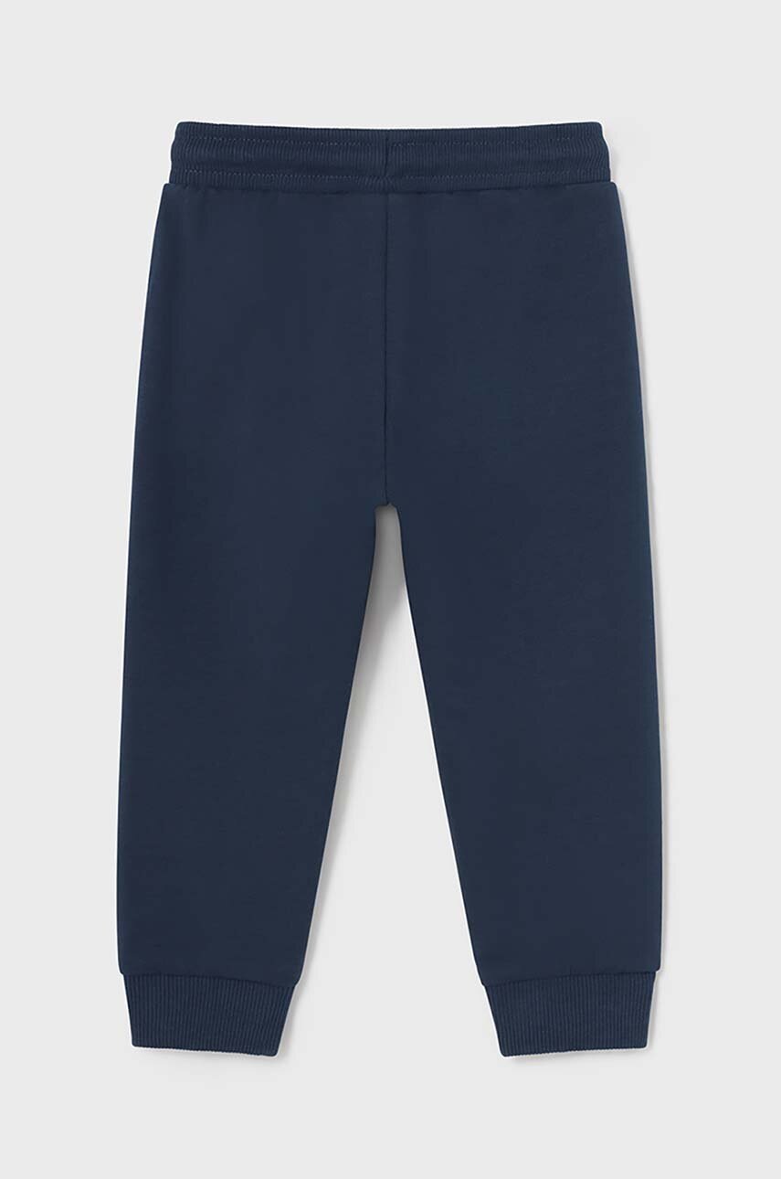 Детские спортивные штаны Mayoral цвет синий однотонные