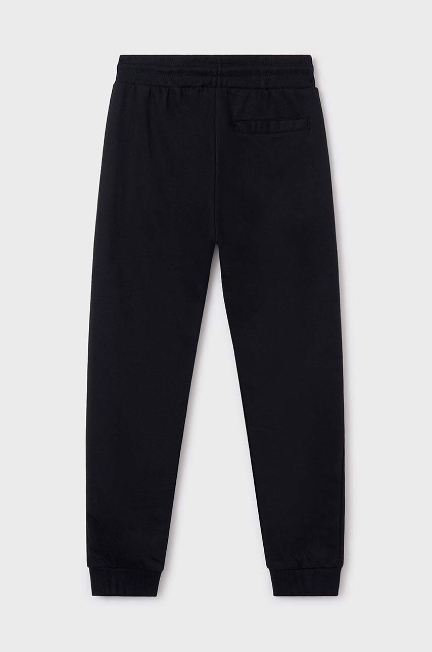 Детские спортивные штаны Mayoral цвет чёрный меланж