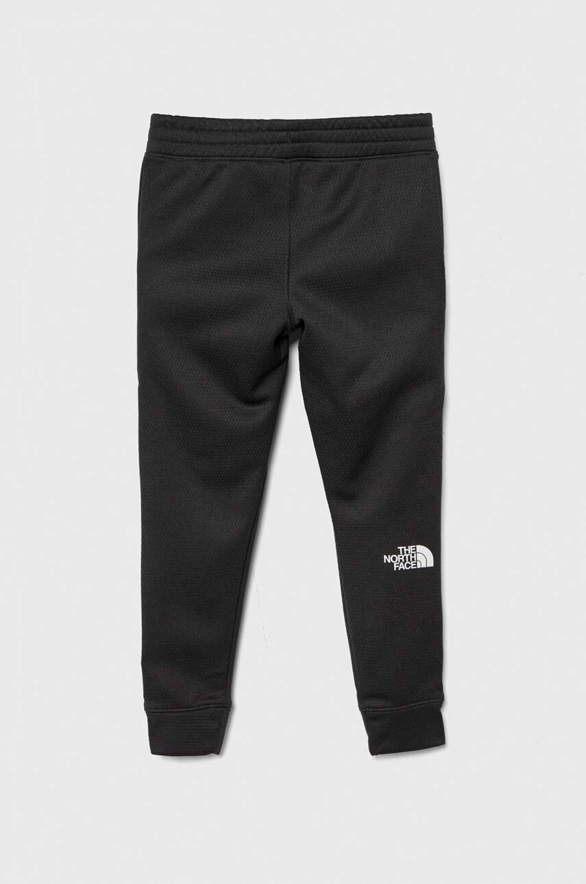 Детские спортивные штаны The North Face MOUNTAIN ATHLETICS TRAININPANTS (SLI цвет серый с принтом Детские спортивные штаны The North Face MOUNTAIN ATHLETICS TRAININPANTS (SLI цвет серый с принтом