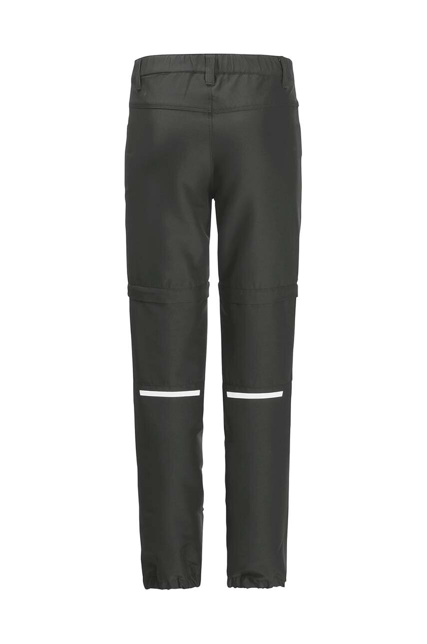 Детские непромокаемые брюки Jack Wolfskin ACTIVE ZIP OFF цвет чёрный