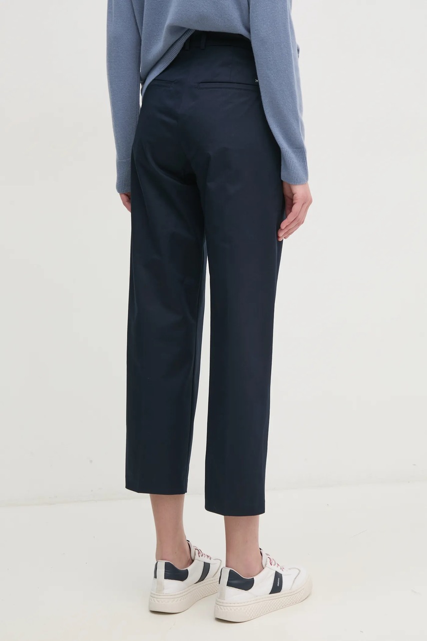 Παντελόνι Tommy Hilfiger χρώμα: μπεζ, WW0WW40504 φωτογραφία