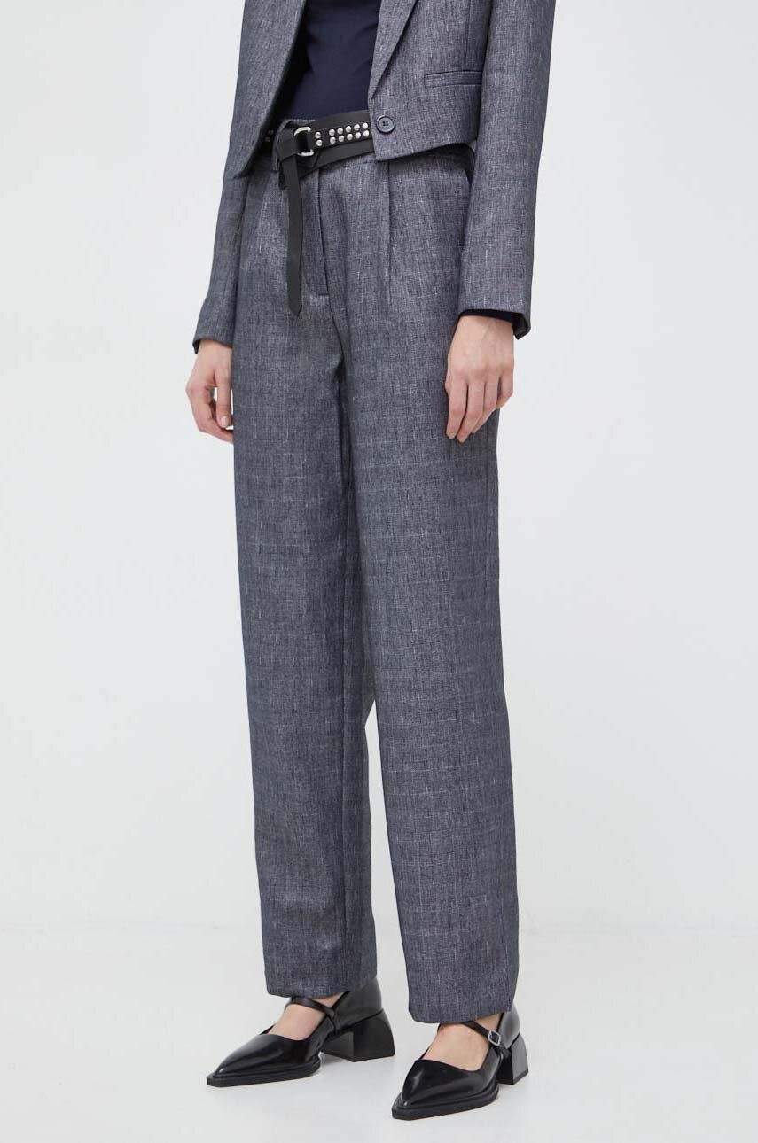 Παντελόνι Bruuns Bazaar χρώμα: γκρι φωτογραφία