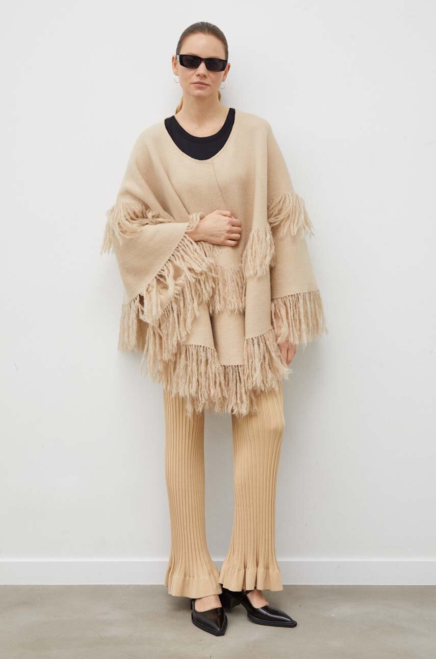 Παντελόνι By Malene Birger χρώμα: μπεζ φωτογραφία