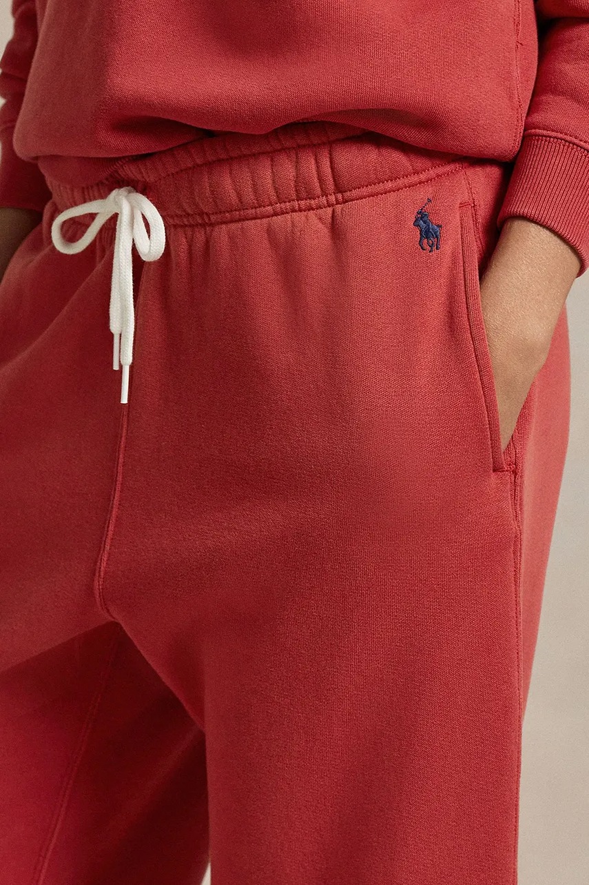 Спортивні штани Polo Ralph Lauren колір червоний однотонні 211943009 