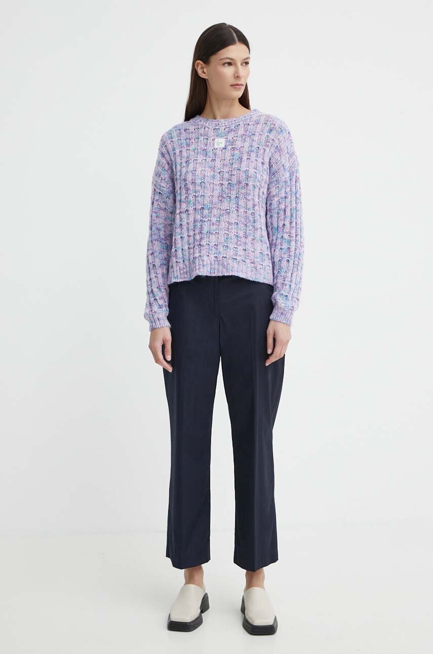 Παντελόνι PS Paul Smith χρώμα: ναυτικό μπλε, W2R.319T.M30368 W2R.319T.M30368 φωτογραφία