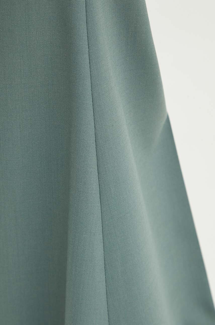 Παντελόνι από μείγμα μαλλιού Tiger Of Sweden Veira χρώμα: πράσινο, S70902057 φωτογραφία