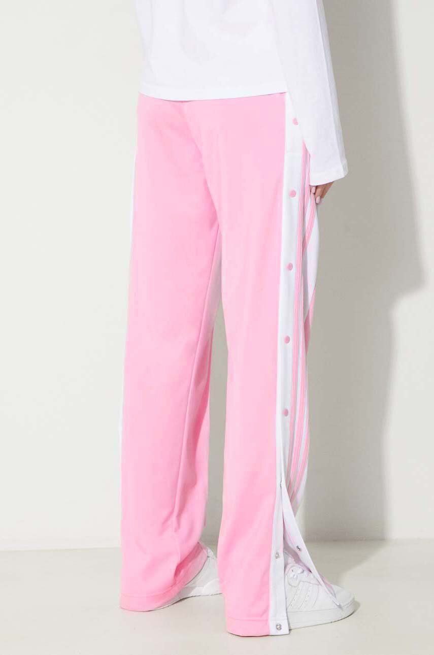 Adidas Originals Pantaloni De Trening Adibreak Pant Culoarea Roz, Cu Imprimeu, IP0618