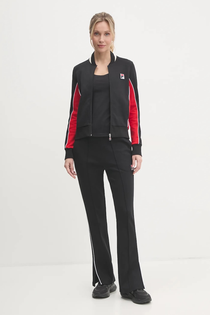Спортивные штаны Fila Laiben цвет чёрный однотонные FAW0778 Спортивные штаны Fila Laiben цвет чёрный однотонные FAW0778