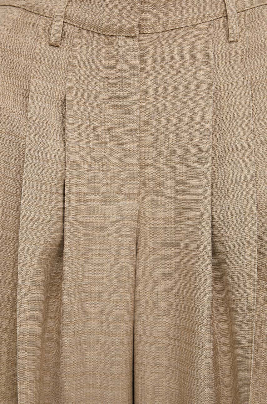 Παντελόνι Herskind Lotus χρώμα: μπεζ, 5114110 φωτογραφία