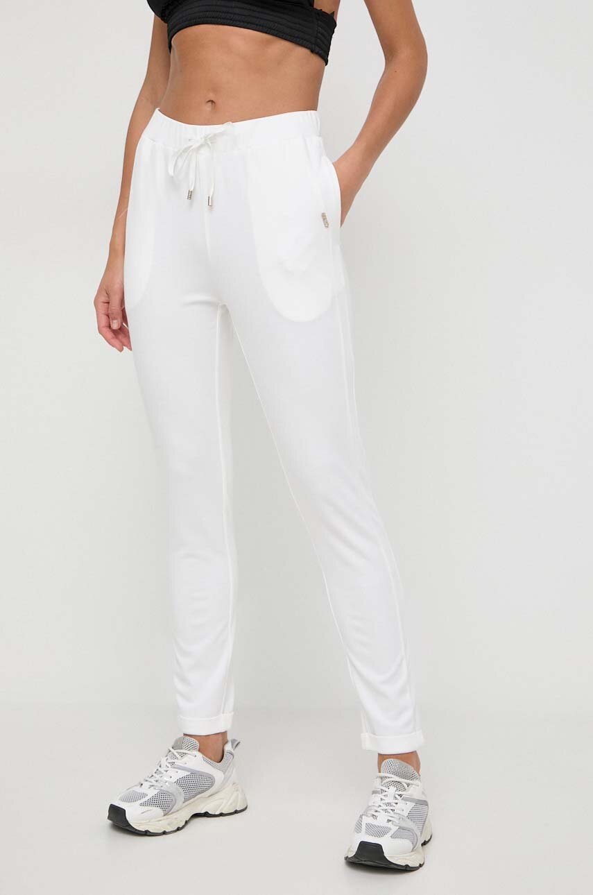 

Спортен панталон Liu Jo в бежово с апликация, Бежов