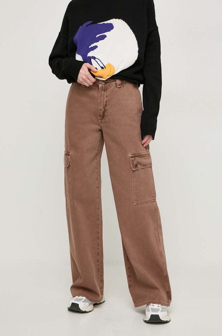 MAX&Co. jeans femei, culoarea maro 2416130000000