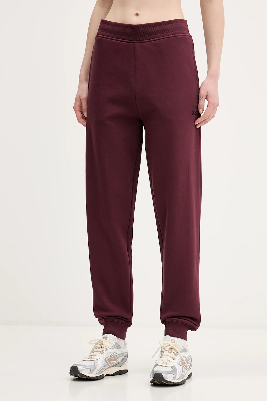 Παντελόνια φόρμας γυναικεία hugo σε μπορντο