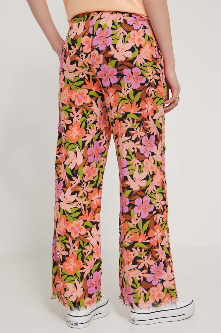 Billabong pamut nadrág magas derekú széles, EBJNP00114 termék 2. képe