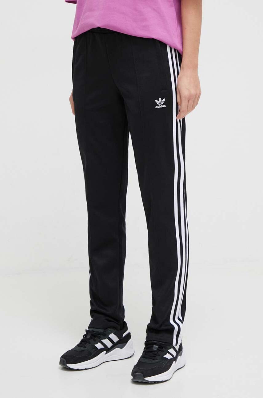 adidas Originals pantaloni de trening culoarea negru, modelator