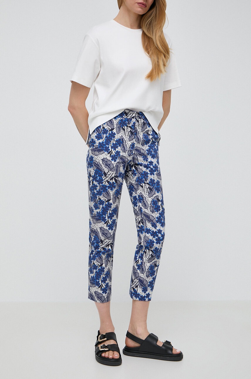 Weekend Max Mara pantaloni femei, fason tigareta, medium waist