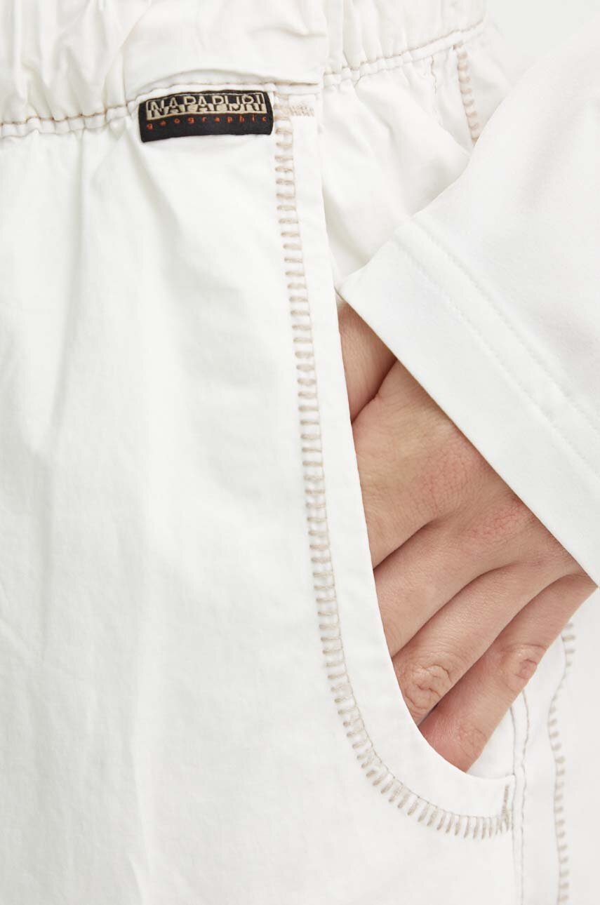 Παντελόνι Napapijri M-Aberdeen χρώμα: μπεζ, NP0A4I4SN1A1 φωτογραφία