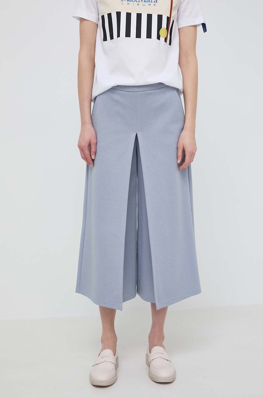 Max Mara Leisure pantaloni femei, lat, high waist 2416780000000