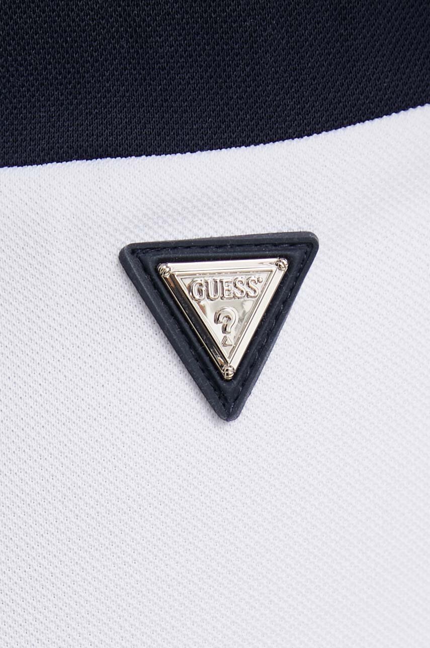 Παντελόνι φόρμας Guess χρώμα: άσπρο φωτογραφία