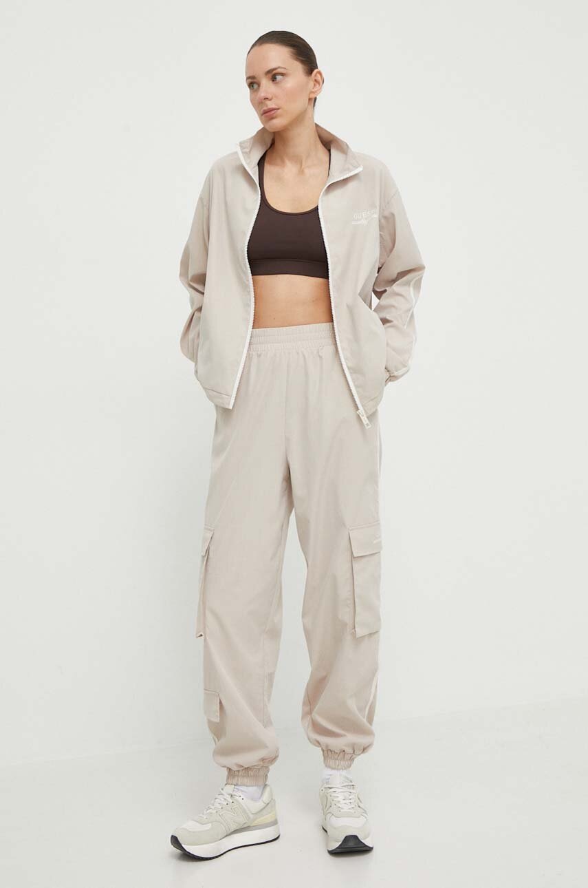Παντελόνι φόρμας Guess ARLETH χρώμα: μπεζ, V4GB01 WG2Q0 φωτογραφία