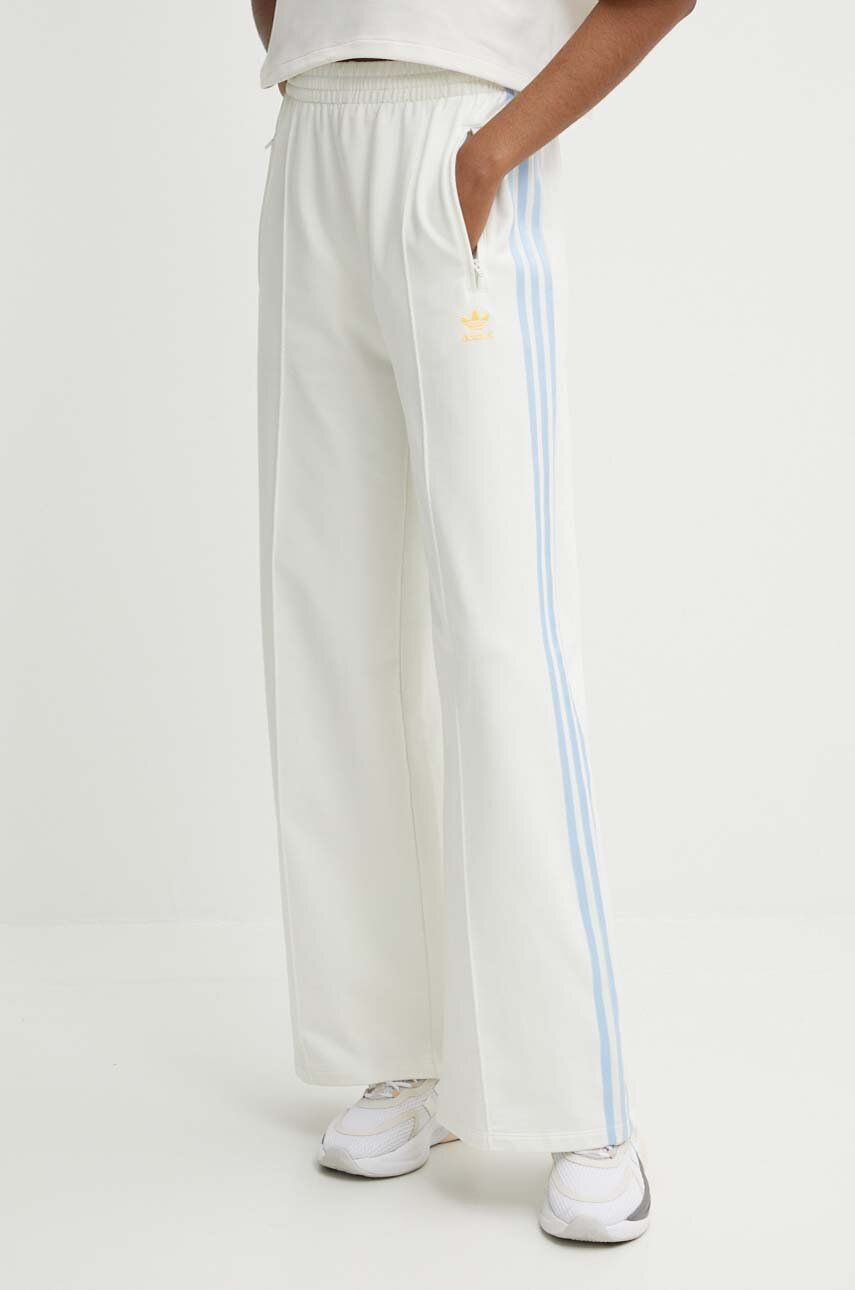 adidas Originals pantaloni de trening culoarea alb, cu imprimeu, IT9838