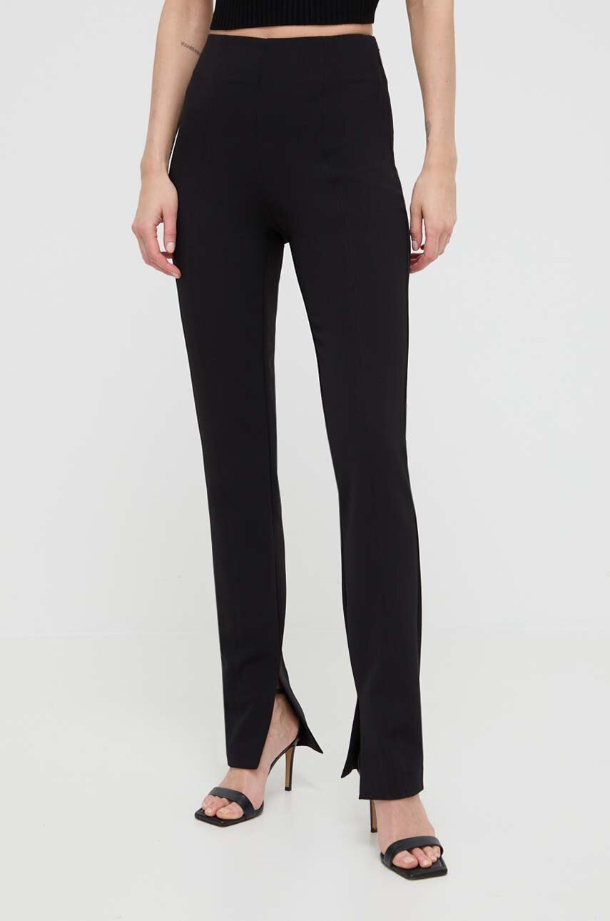 

Панталон Marciano Guess DALLAS в черно със стандартна кройка, с висока талия 4GGB10 7070A, Черен