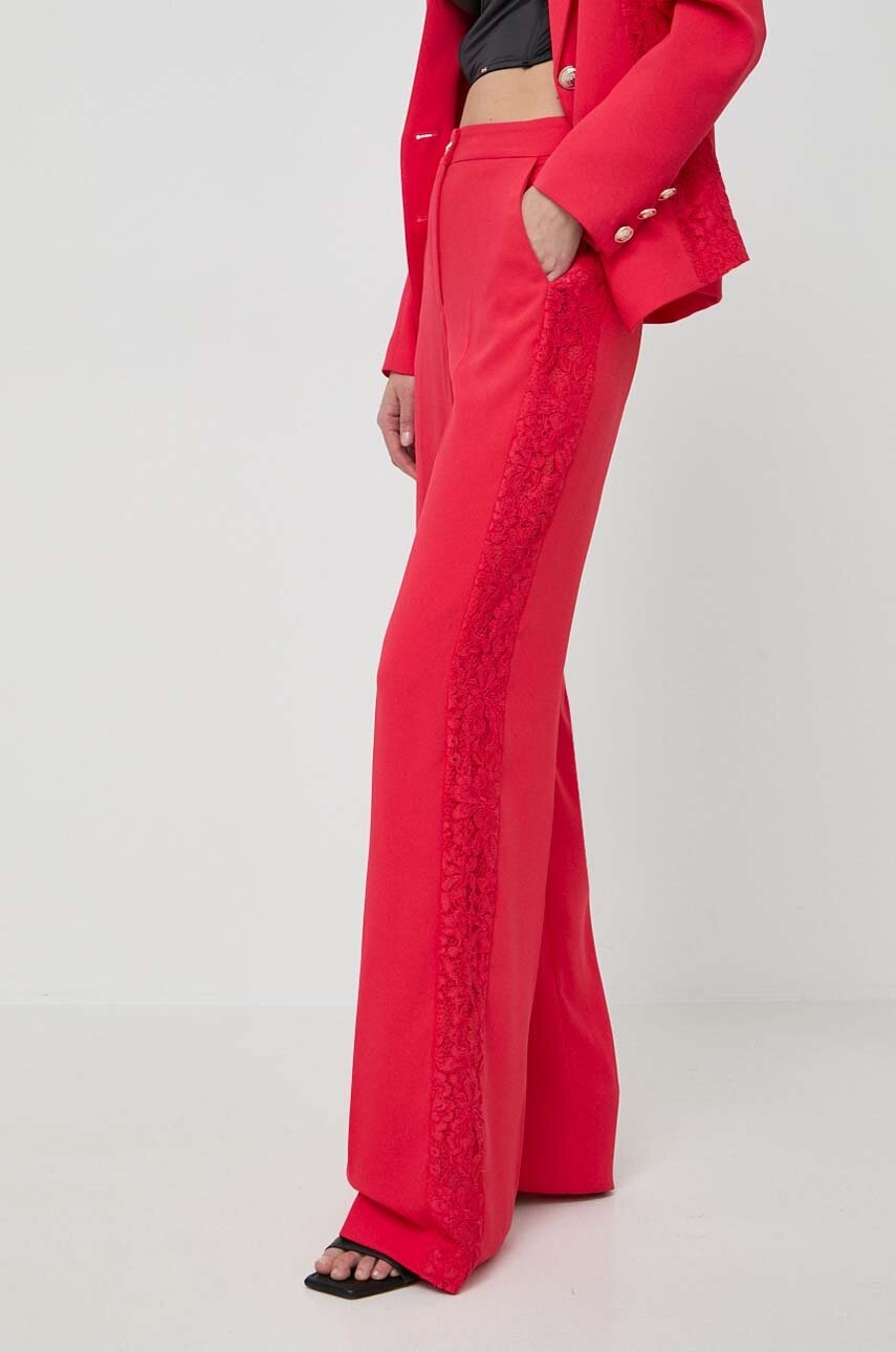 

Панталон Marciano Guess SARAH в розово със стандартна кройка, с висока талия 4GGB06 8080Z, Розов