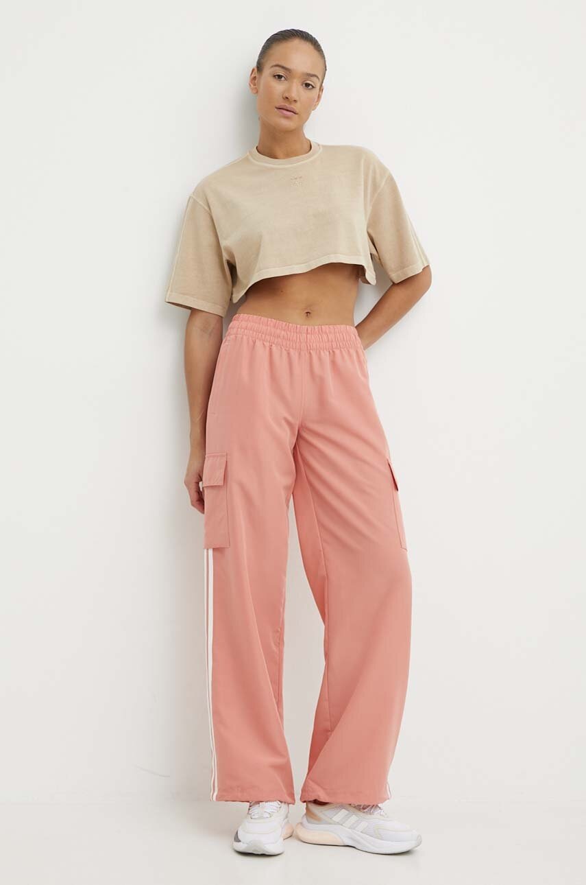 Παντελόνι φόρμας adidas Originals χρώμα: ροζ, IZ0715 φωτογραφία