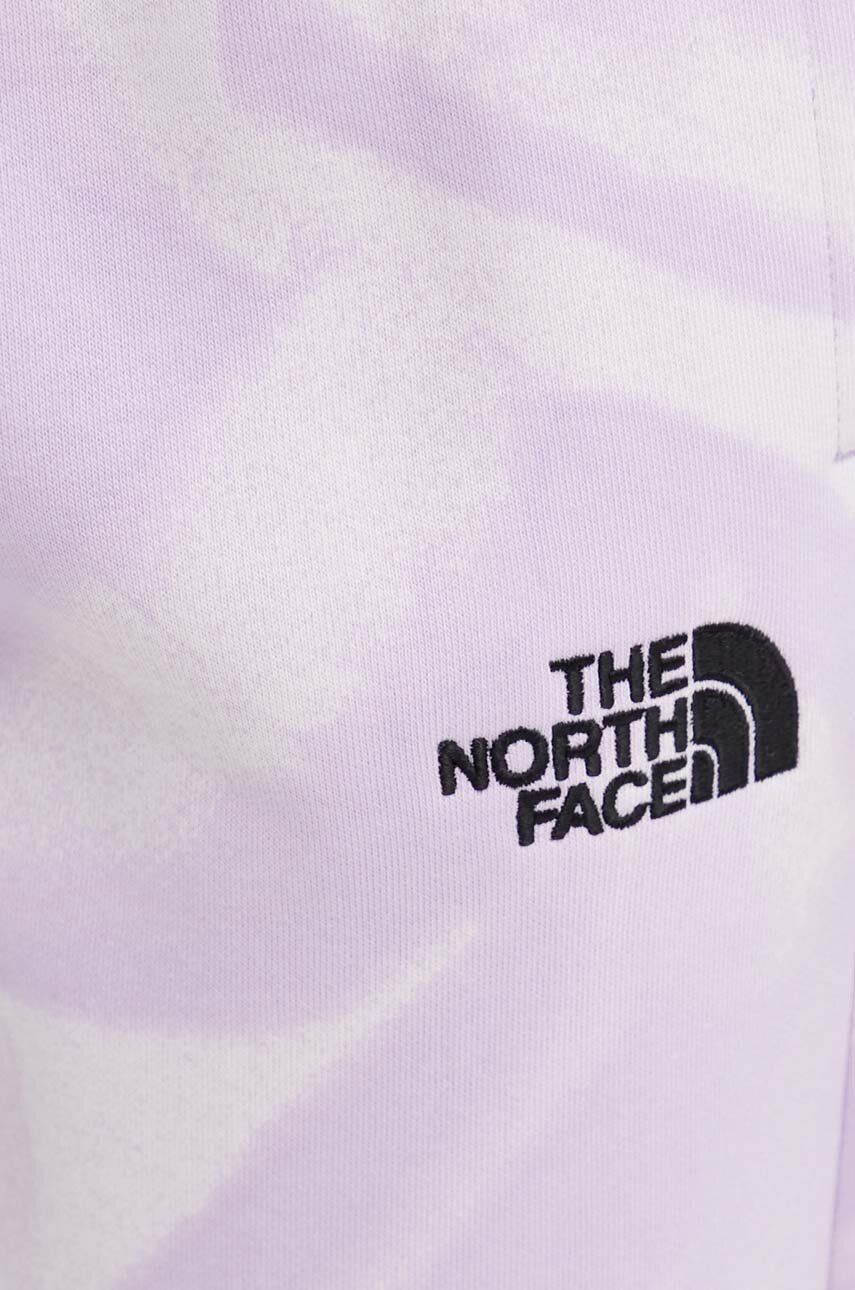 Donji dio trenirke The North Face boja: ljubičasta, s uzorkom, NF0A881EUI61