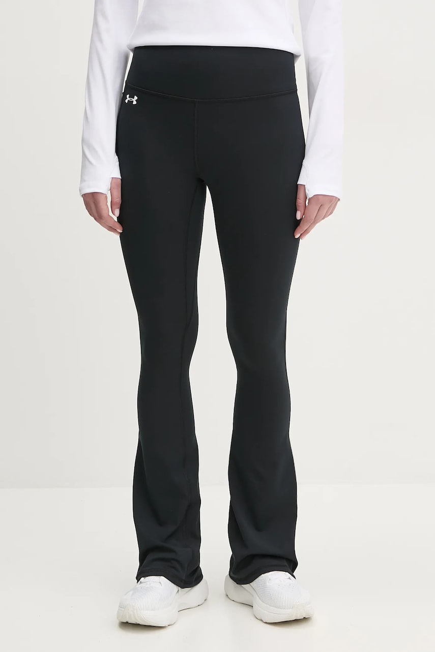 Levně Tréninkové legíny Under Armour Motion Flare dámské, černá barva, hladké, 1379176