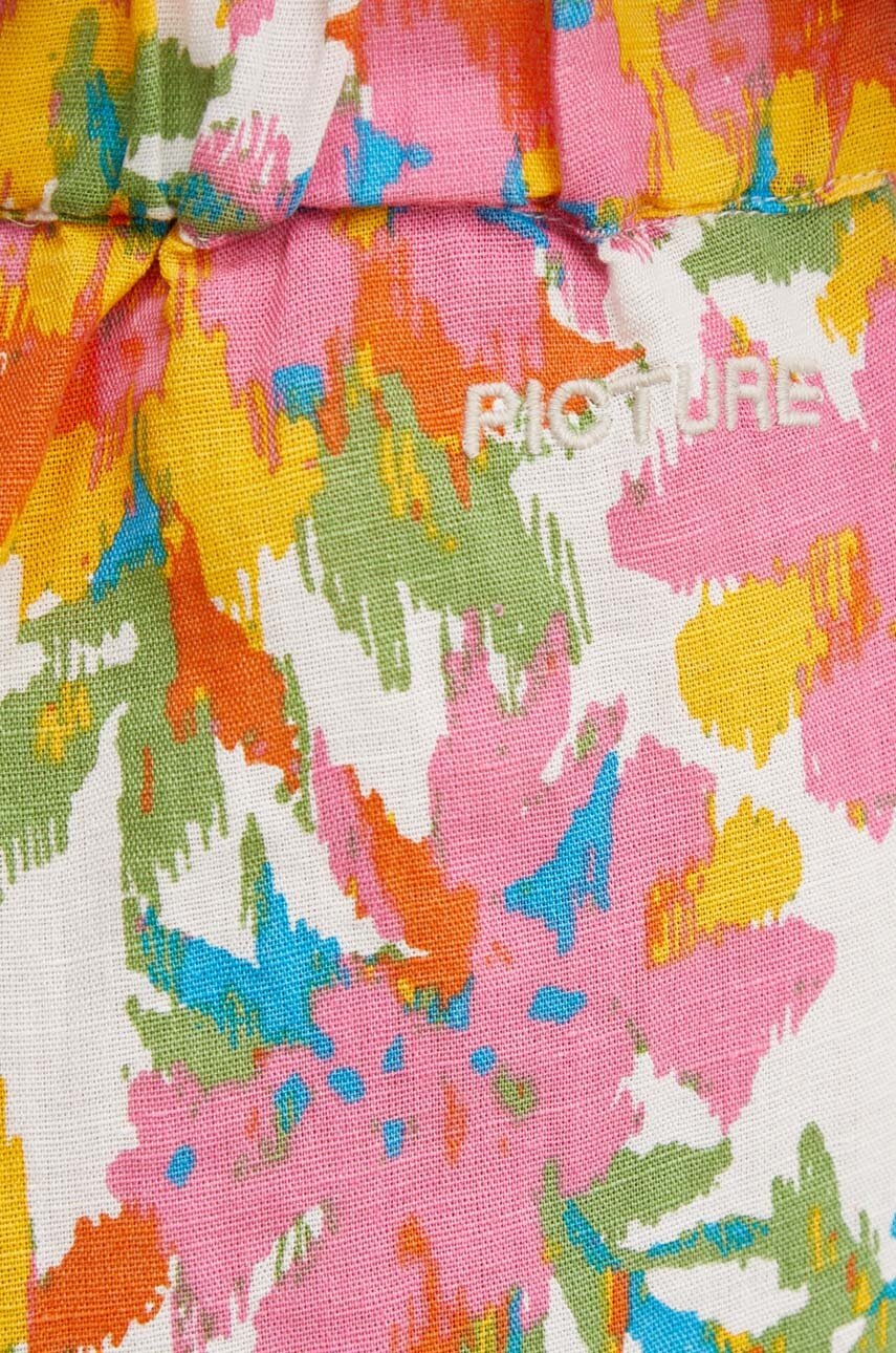 Λινό παντελόνι Picture Tylita χρώμα: ροζ, WJS025 φωτογραφία