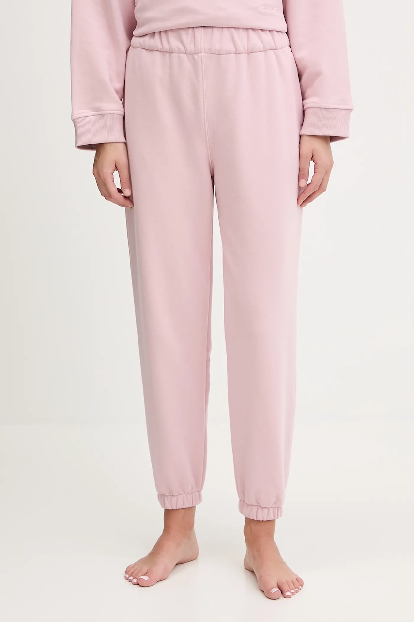 JOYINME pantaloni de trening Kind culoarea bej, uni, Kind