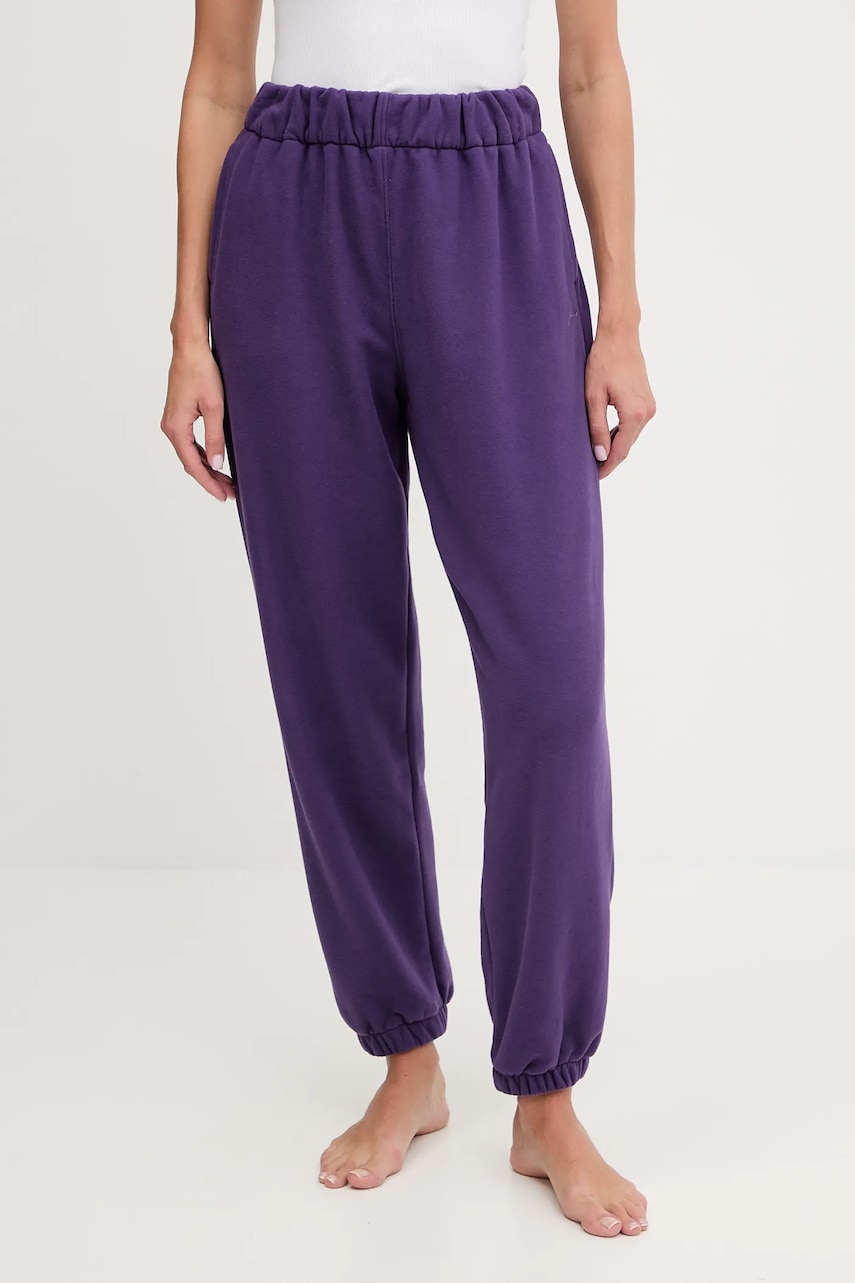 JOYINME pantaloni de trening Kind culoarea bej, uni, Kind