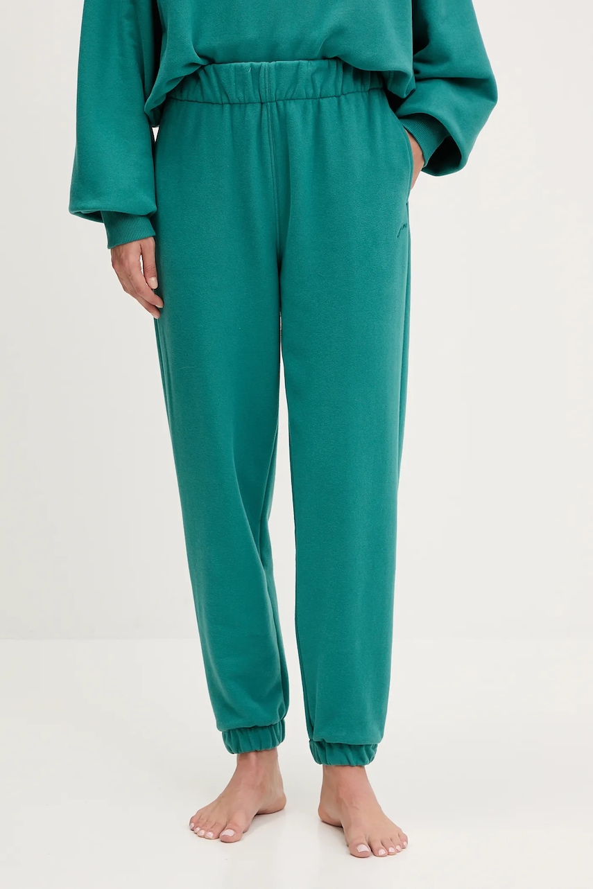 JOYINME spodnie dresowe Kind kolor zielony gładkie Kind