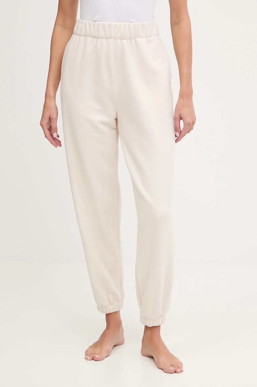 JOYINME pantaloni de trening Kind culoarea bej, uni, Kind