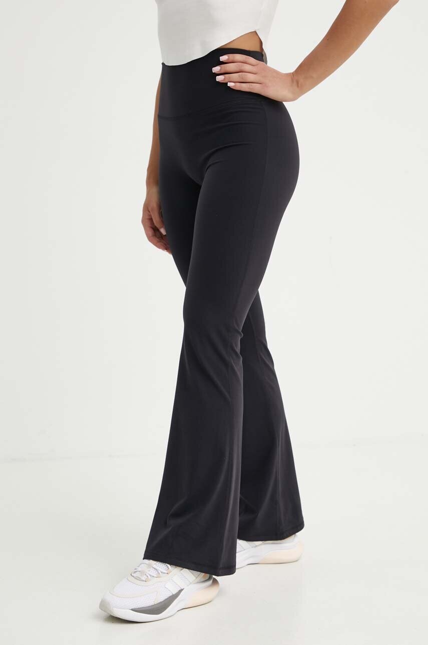 JOYINME pantaloni Flare femei, culoarea negru, neted, Flare