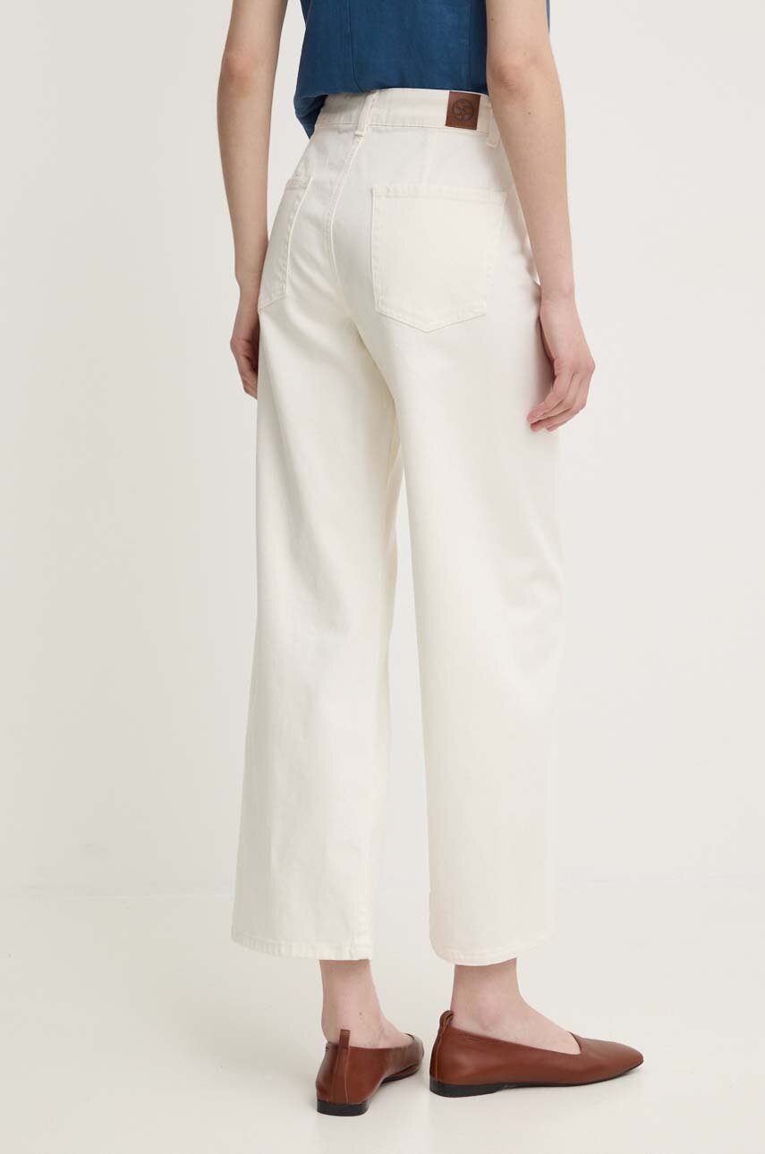 Παντελόνι Sandro Ferrone χρώμα: μπεζ, SFS10XBDSHANNON φωτογραφία