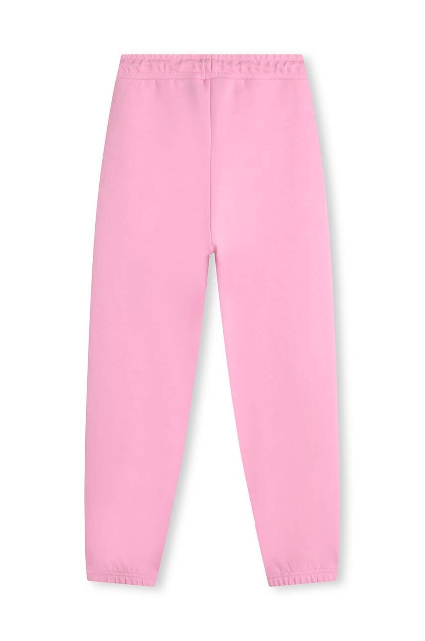 Детские спортивные штаны Karl Lagerfeld цвет розовый с аппликацией в Киеве Детские спортивные штаны Karl Lagerfeld цвет розовый с аппликацией в Киеве