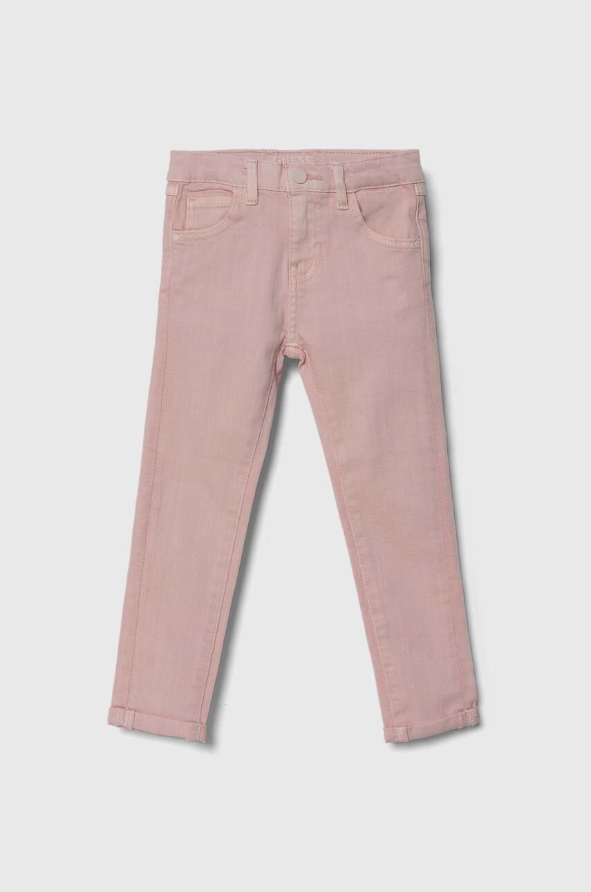 

Детски дънки Guess в, Розов