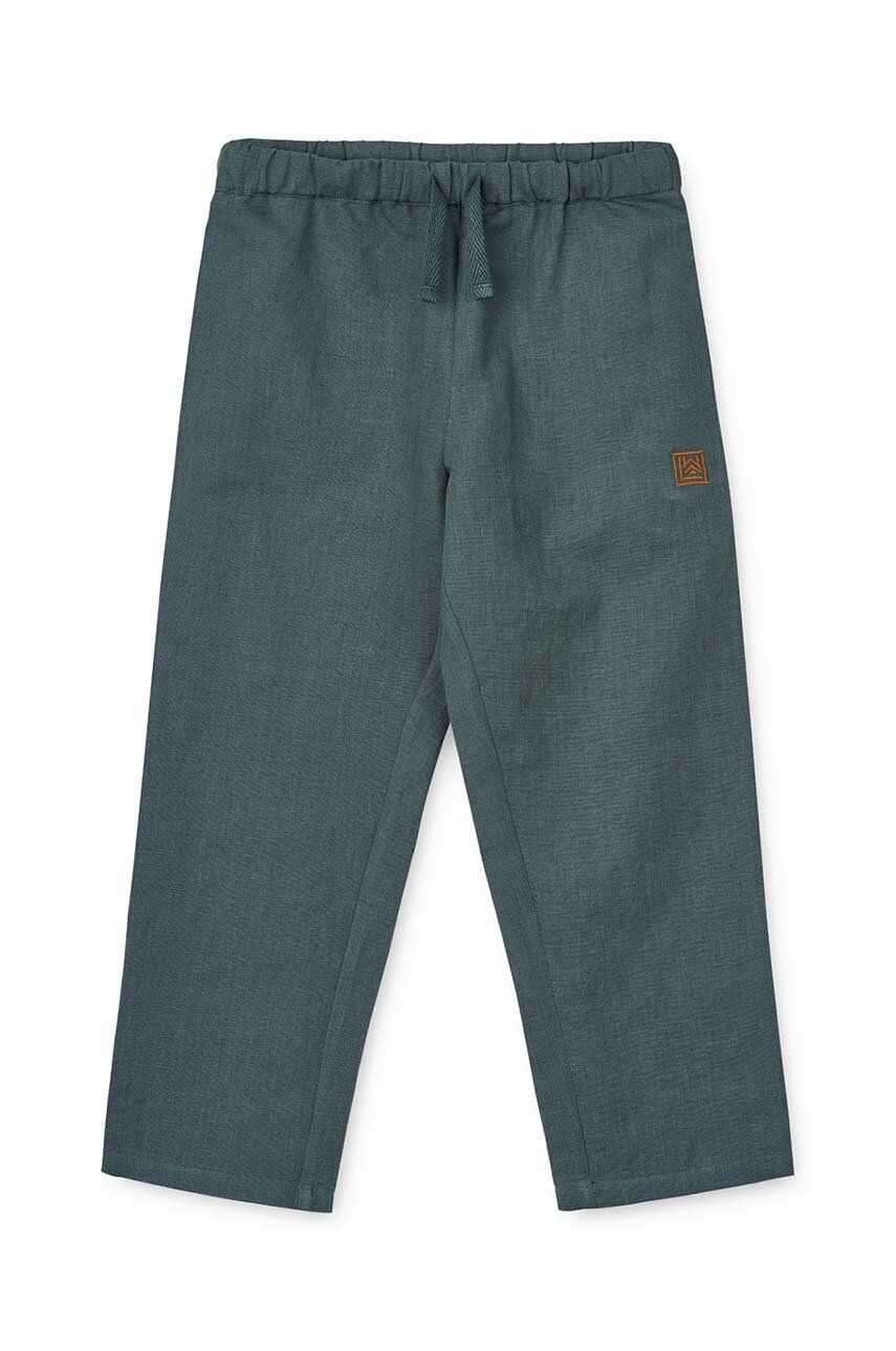 Otroške Hlače S Primesjo Lanu Liewood Orlando Linen Pants