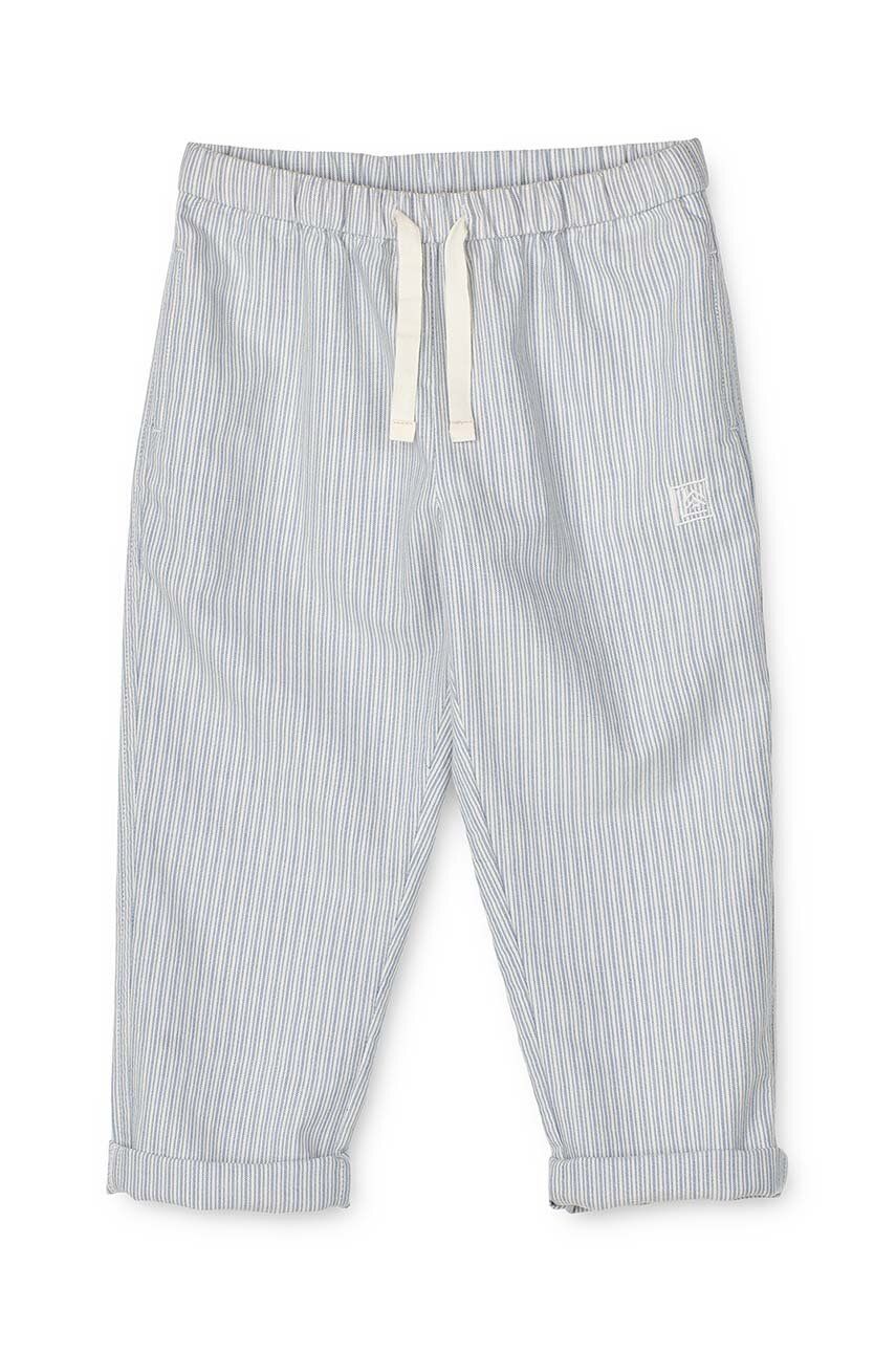 Liewood pantaloni de bumbac pentru copii Orlando Stripe Pants modelator