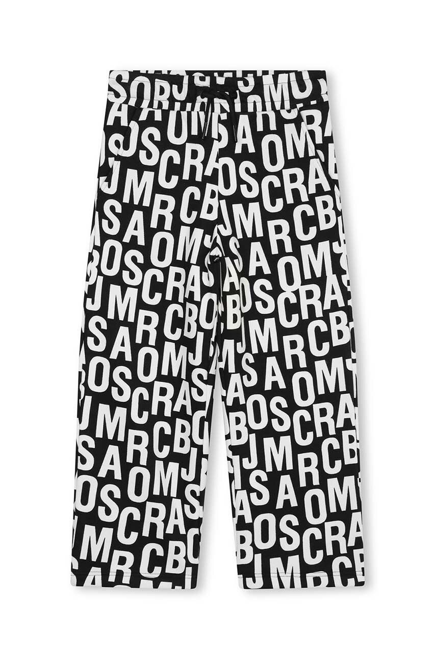 Marc Jacobs pantaloni de trening pentru copii culoarea negru, modelator