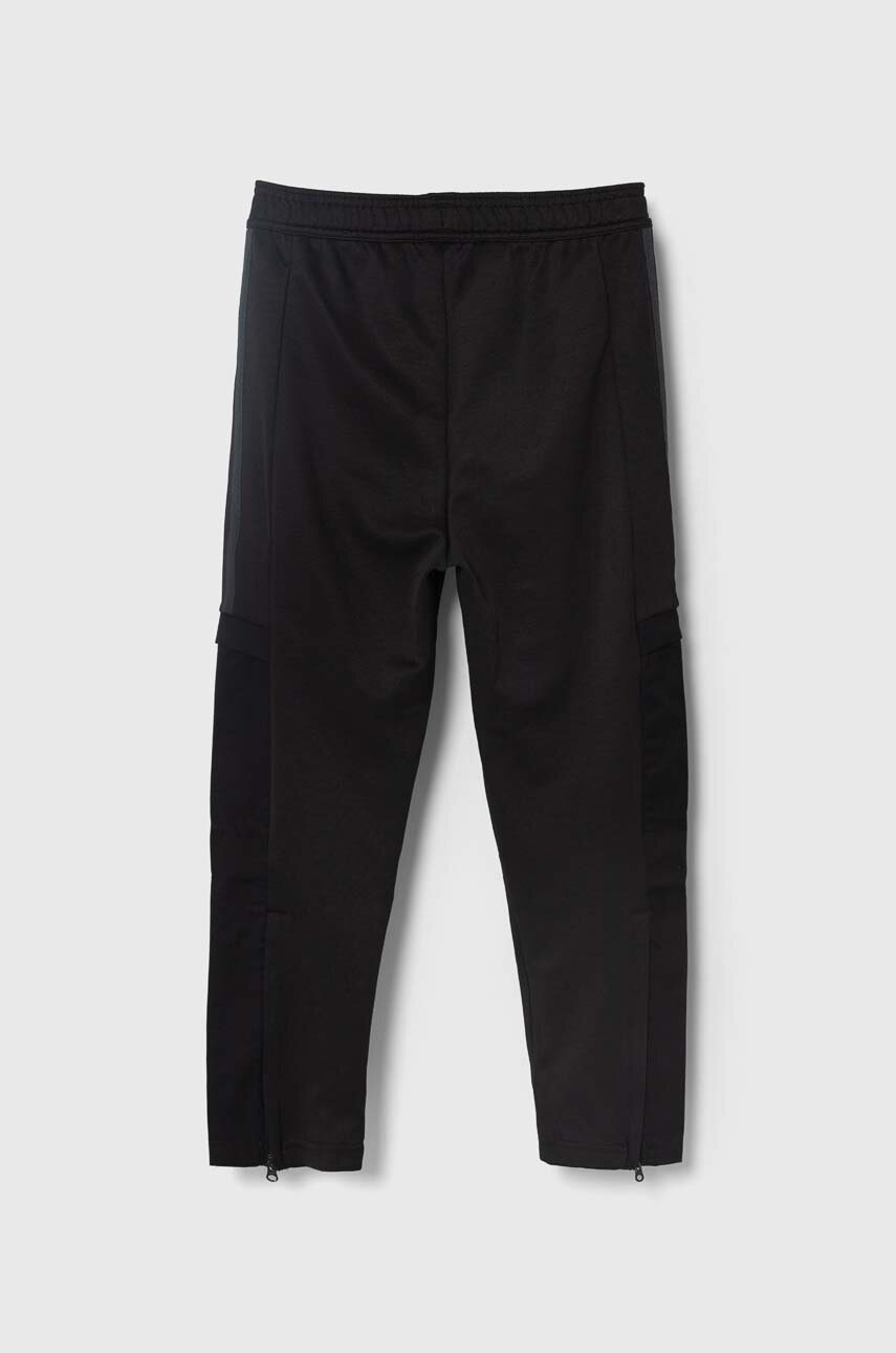 Детские спортивные штаны adidas цвет чёрный с принтом Детские спортивные штаны adidas цвет чёрный с принтом