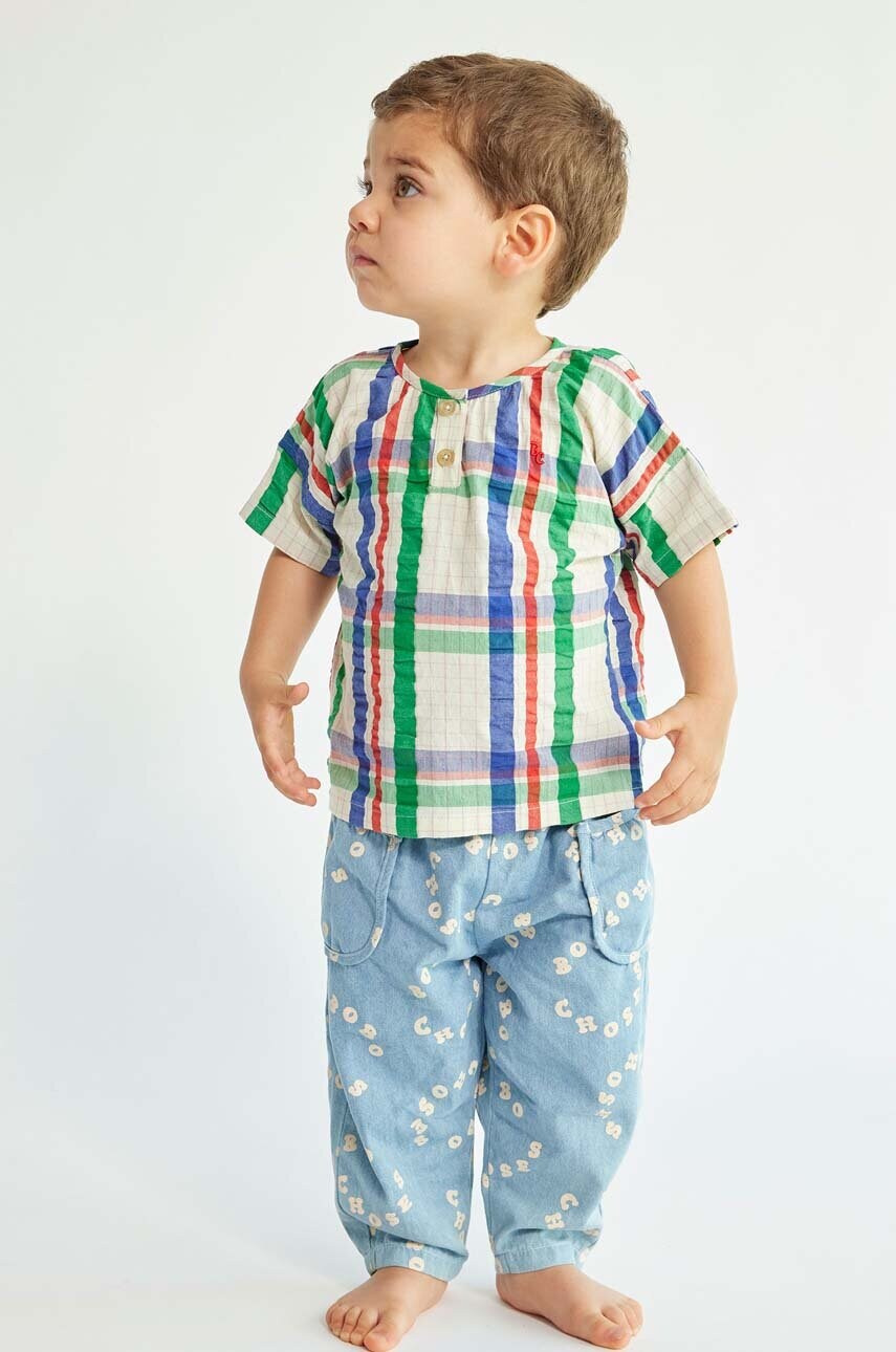 Bobo Choses pantaloni din bumbac pentru bebelusi modelator