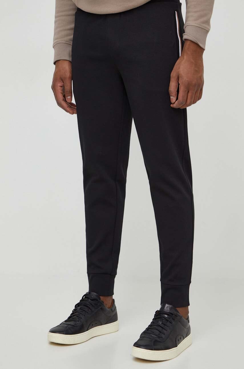 BOSS pantaloni de trening culoarea negru, uni 50505782