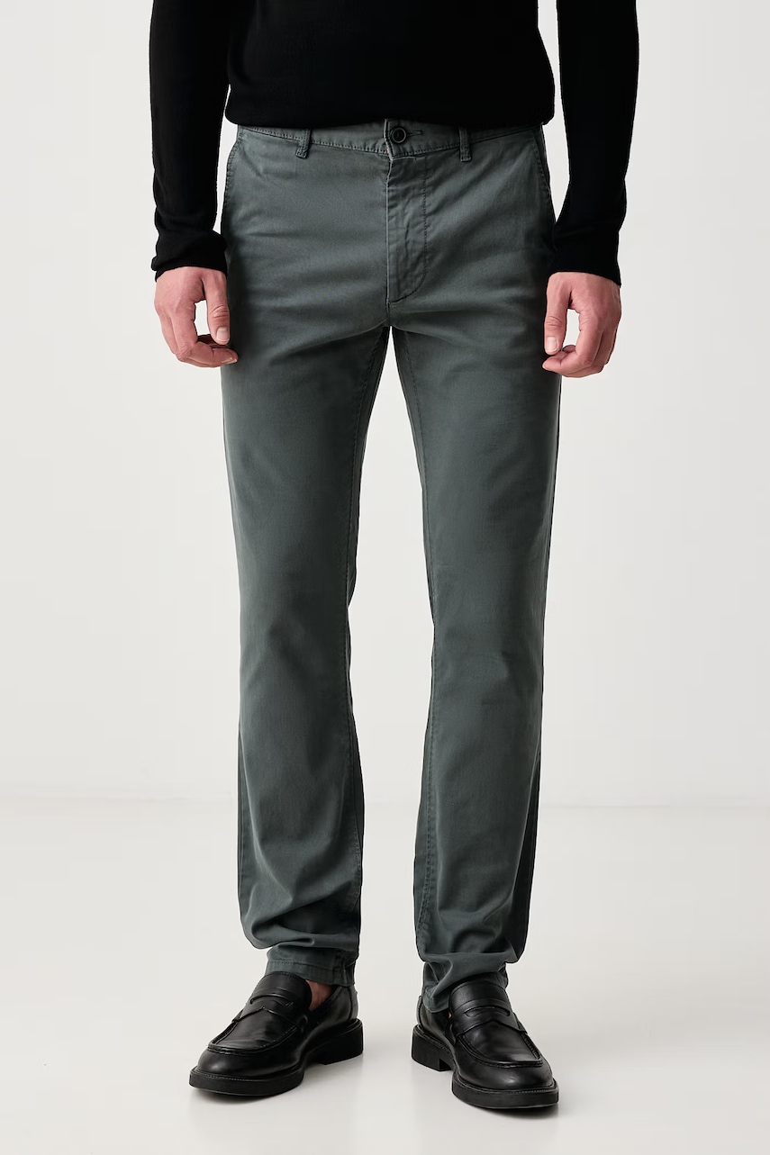 BOSS Orange  pantaloni chinos pentru bărbați din bumbac cu elastan Chino_slim